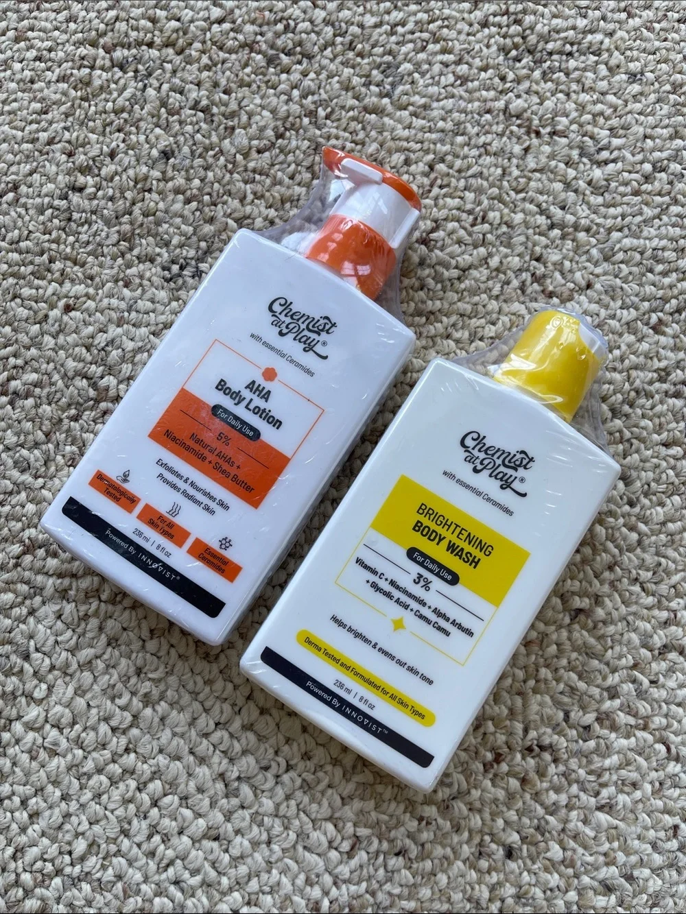 Kids Brightening Body Wash & AHA Body Lotion